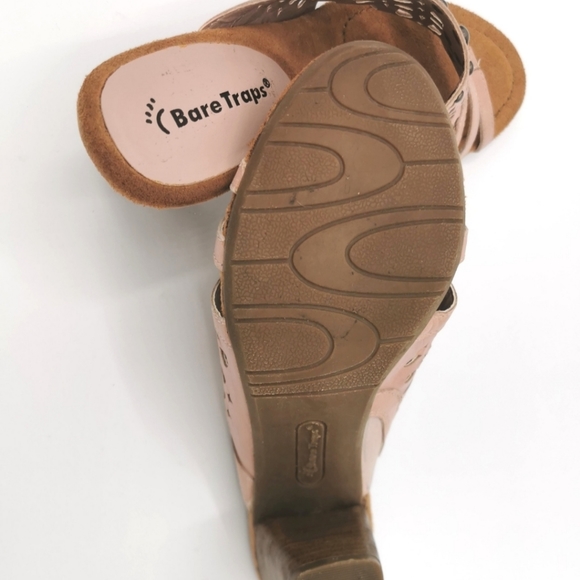 SIZE 6.5 M Baretraps Charlisa Light Pink Sandals - Picture 5 of 8